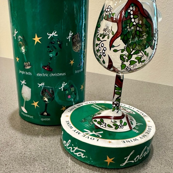 Lolita Holiday Glass Ornament Set - Red and Green - Picture 2 of 5